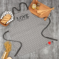 Фартук "Этель" Love 60х65 см см, 100% хлопок, саржа 190 гр/м2 Фартук "Этель" Love 60х65 см см, 100% хлопок, саржа 190 гр/м2