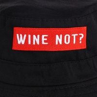 Панама Wine not, цвет чёрный