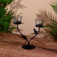 Подсвечник "Букет" металл 20,5 см Подсвечник "Букет" металл 20,5 см