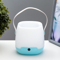 Настольная лампа сенсорная "Ланди" LED 4Вт от батареек МИКС 10,5х10,5х11 см RISALUX Настольная лампа сенсорная "Ланди" LED 4Вт от батареек МИКС 10,5х10,5х11 см RISALUX