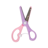 Ножницы пластиковые 13 см, фиксатор, с металлическими лезвиями и закруглёнными концами, безопасные, МИКС Ножницы пластиковые 13 см, фиксатор, с металлическими лезвиями и закруглёнными концами, безопасные, МИКС