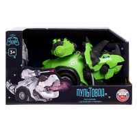 Робот динозавр «Пультовод» ZHORYA, программируемый, на пульте управления, интерактивный: свет, звук, на аккумуляторе, на русском языке, зелёный Робот динозавр «Пультовод» ZHORYA, программируемый, на пульте управления, интерактивный: свет, звук, на аккумуляторе, на русском языке, зелёный