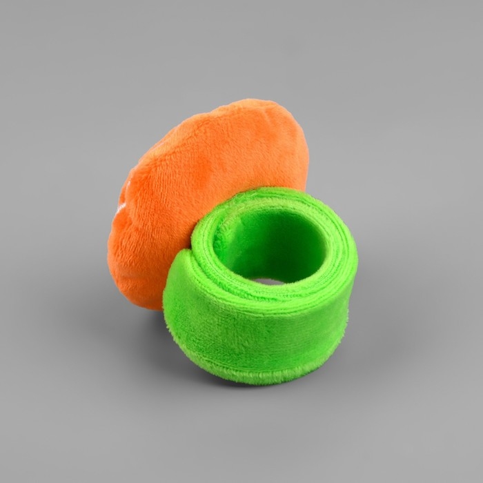 Игольница на браслете &laquo;Апельсин&raquo;, 23 &times; 7 см, цвет зелёный