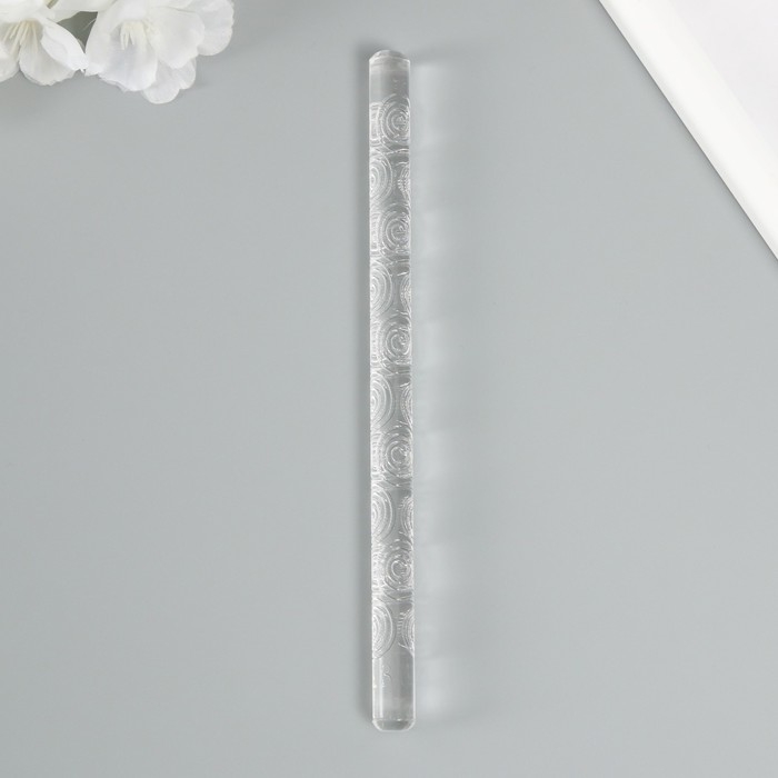 Скалка для творчества акрил Скалка для творчества акрил "Спираль" 16х1 см