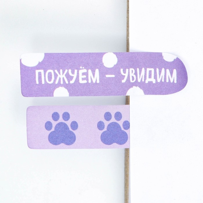 Набор стикеров-закладок &laquo;Пожуём-увидим&raquo;, 5 шт, 20 л