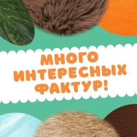 Тактильная книжка «Потрогай меня», 12 стр., 6 тактильных вставок, Чебурашка Тактильная книжка «Потрогай меня», 12 стр., 6 тактильных вставок, Чебурашка