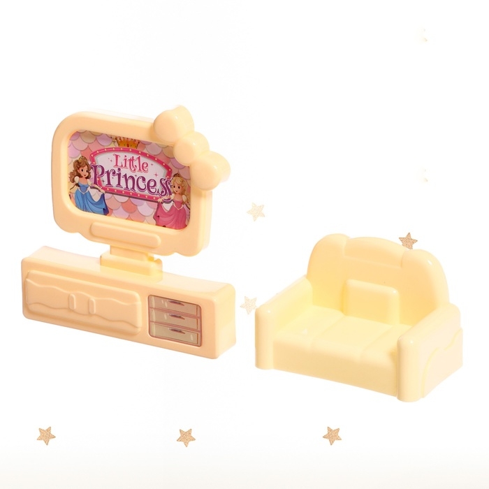 Дом для кукол &laquo;Сказочная жизнь на вилле&raquo; с куклой, питомцами и аксессуарами, светится в темноте