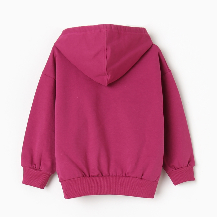 Толстовка для девочек НАЧЕС, цвет сливовый, рост 98