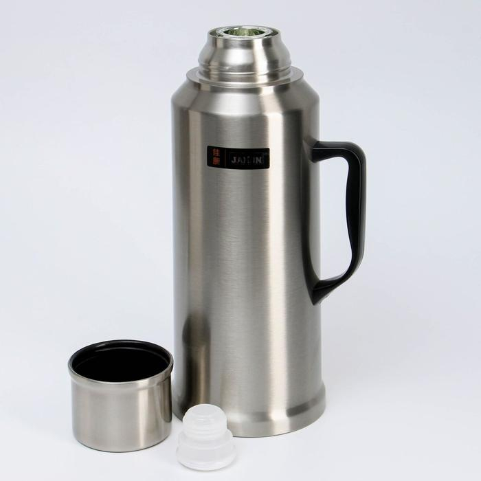 Термос 2 л, со стеклянной колбой, сохраняет тепло 6 ч, 38 х 17 см