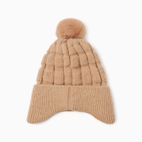 Шапка детская MINAKU, цвет бежевый, р-р 46-48
