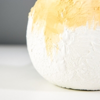 Настольная лампа "Ларнака" Е14 40Вт белый оранжевый 30х30х28см RISALUX Настольная лампа "Ларнака" Е14 40Вт белый оранжевый 30х30х28см RISALUX