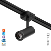 Светильник трековый SLIM "Акцент" LED 9Вт 3000K-6000К 48V CRI90 черный 6х6х18,8см Светильник трековый SLIM "Акцент" LED 9Вт 3000K-6000К 48V CRI90 черный 6х6х18,8см