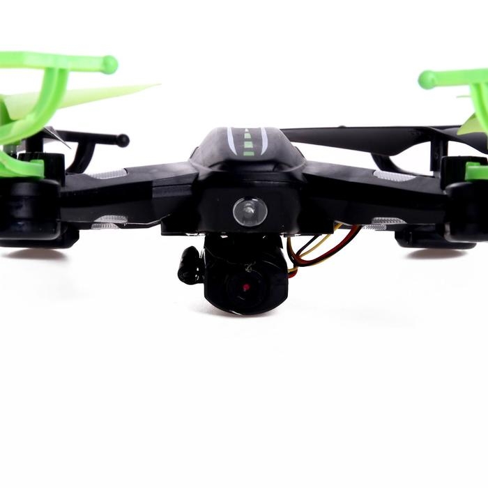 Квадрокоптер DH-X11DW, камера 0,3 Mpx, передача изображения на смартфон, Wi-Fi, барометр, цвет чёрно-зелёный Квадрокоптер DH-X11DW, камера 0,3 Mpx, передача изображения на смартфон, Wi-Fi, барометр, цвет чёрно-зелёный