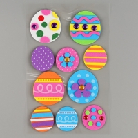 Набор наклеек из EVA "Пасхальные яйца", 10 шт