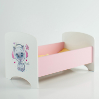 Кроватка &laquo;Котёнок в наушниках&raquo;