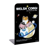 Подставки для книг "Собачки", 2 штуки,чёрные