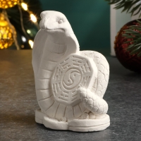 Новый год. Символ 2025. Фигура для раскраски "Змея Инь-Ян" 6х5х4см