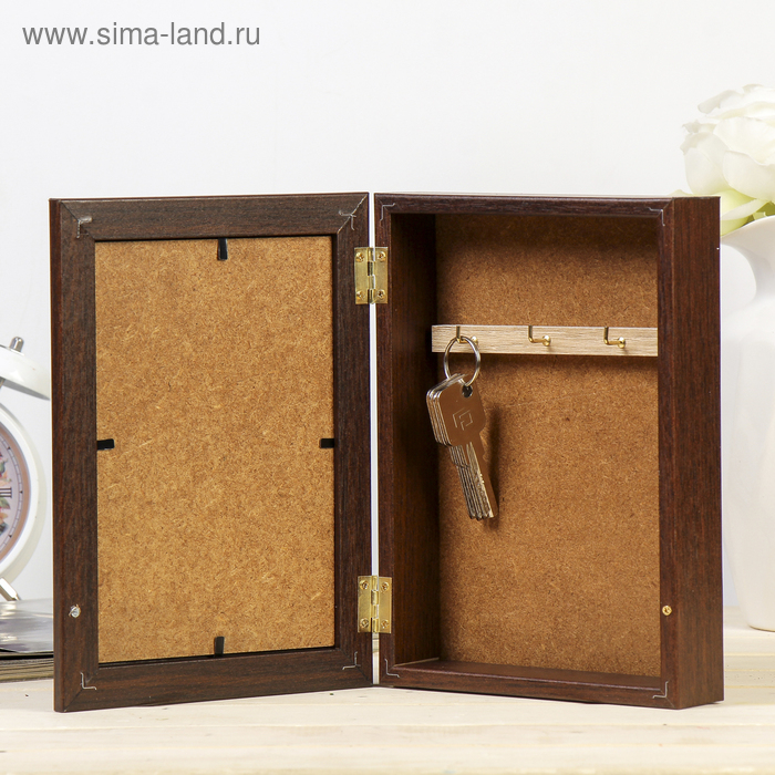 Ключница "Венеция" венге 15х21 МИКС