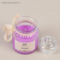 Свеча в банке ароматизированная "Лаванда" 180гр, время горения 45ч