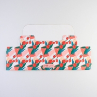 Коробка для эклеров, кондитерская упаковка, 4 вкладыша, &laquo;Ты прекрасна&raquo;, 25.2 х 15 х 7 см