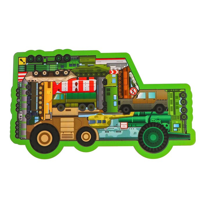 Головоломка &laquo;Военный транспорт&raquo;