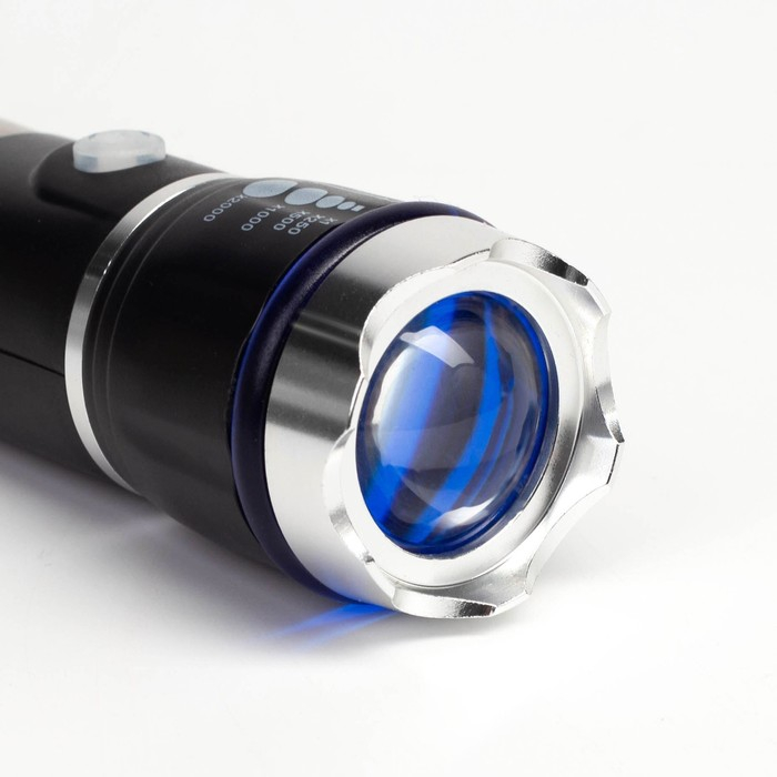 Фонарь многофункциональный мультитул 6 в 1, 3 Вт, 100 лм, OSL, zoom, аварийный молоток, стропорез 44 Фонарь многофункциональный мультитул 6 в 1, 3 Вт, 100 лм, OSL, zoom, аварийный молоток, стропорез 44