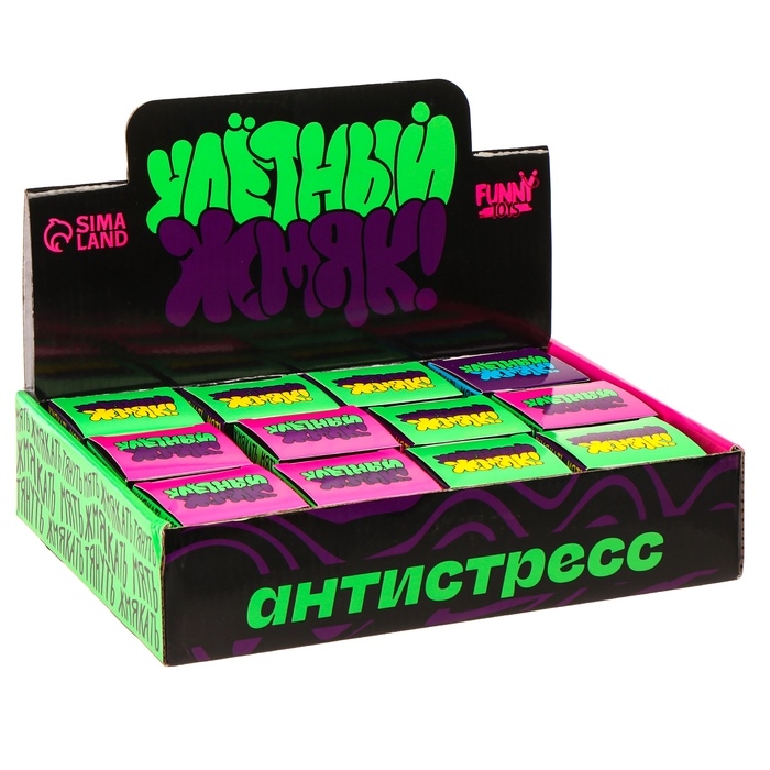 Игрушка-антистресс Игрушка-антистресс "Улетный жмяк" 6см, паста