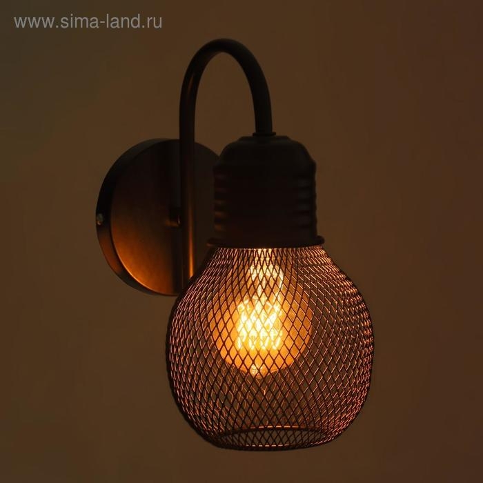 Бра "Винтаж" 1xE27 40Вт черный 12х19х23 см.