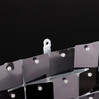 Панель с пайетками для фотозоны, квадратные, 30*30см, цвет черный