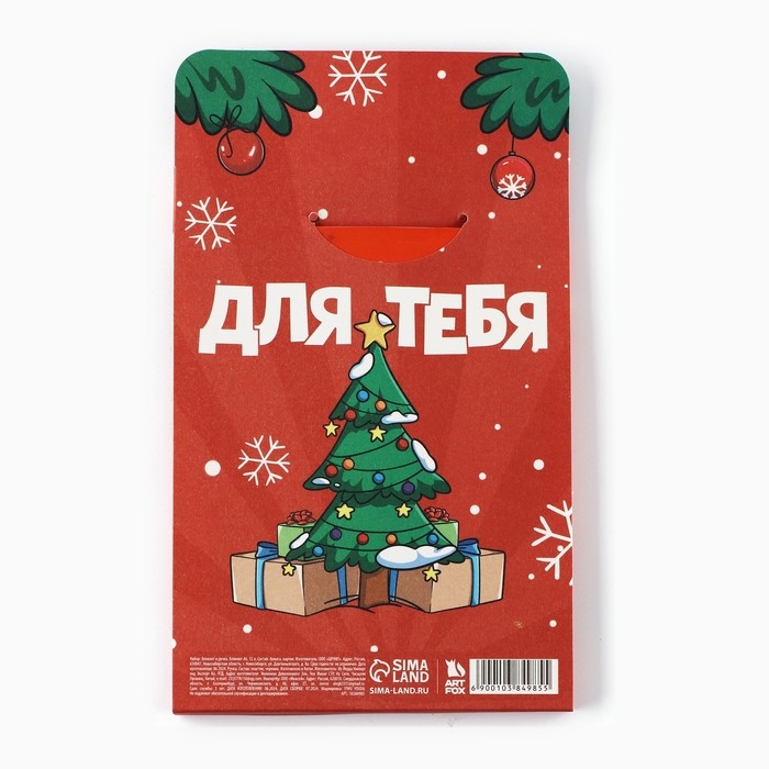 Подарочный набор новогодний, блокнот и ручка пиши-стирай &laquo;Поверь в мечту!&raquo;