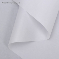 Бумага тишью водоотталкивающая, цвет белый, 58 см х 5 м 19 микрон