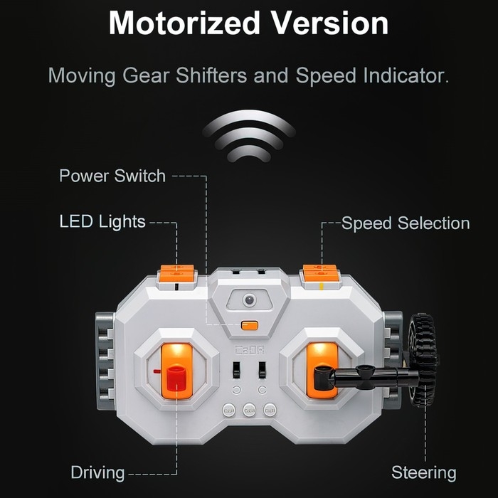 Конструктор радиоуправляемый &laquo;Спорткар&raquo;, 3187 деталей