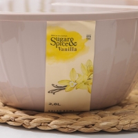 Салатник с крышкой «Fiesta», 2,8 л, цвет МИКС Салатник с крышкой «Fiesta», 2,8 л, цвет МИКС