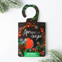 Аромасаше новогоднее на вешалке &laquo;Новый год: Время волшебства&raquo;, морозная свежесть, 8 х 15,5 см