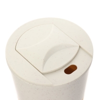 Термостакан для кофе, 380 мл, с крышкой, 12.4 × 8.6 см, PP пластик, жёлтый Термостакан для кофе, 380 мл, с крышкой, 12.4 × 8.6 см, PP пластик, жёлтый