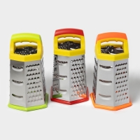 Тёрка шестигранная Доляна «Деревушка», 20×10 см, цвет МИКС Тёрка шестигранная Доляна «Деревушка», 20×10 см, цвет МИКС