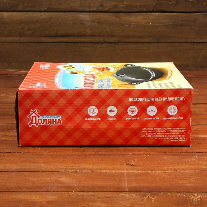 Сковорода-Wok чугунная Доляна &laquo;Восток&raquo;, d=30 см