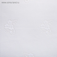 Тюль на кухню без шторной ленты, 200х165 см, цвет белый, 100% полиэстер Тюль на кухню без шторной ленты, 200х165 см, цвет белый, 100% полиэстер