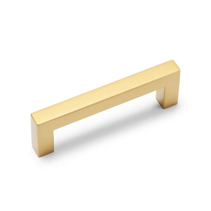 Ручка-скоба SQUARE CAPPIO RSC008, нержавеющая сталь, м/о 96 мм, цвет матовое золото