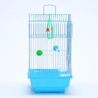 Клетка для птиц укомплектованная Bd-1/4f, 30 х 23 х 39 см, голубая (фасовка 12 шт) Клетка для птиц укомплектованная Bd-1/4f, 30 х 23 х 39 см, голубая (фасовка 12 шт)