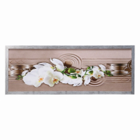 Картина "Цветущая орхидея" 42*106 см