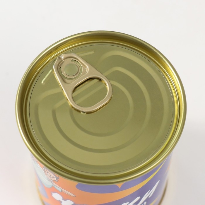 Носки в банке "Носки на удачу" (внутри носки мужские, цвет чёрный)