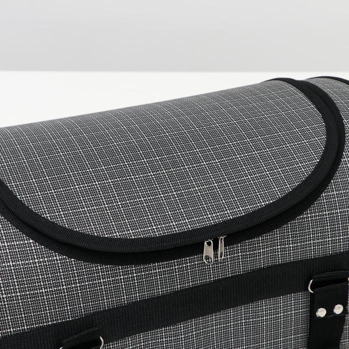 Сумка - переноска для животных, с люком, 46 х 28,5 х 29 см, микс цветов