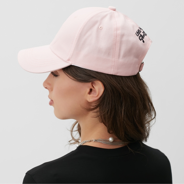 Кепка женская MINAKU "LOVE" цвет розовый, р-р 56-58