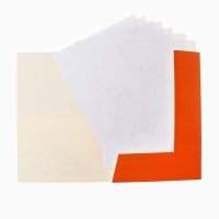 Бумага для акварели А4, 10 листов "Животные", 180 г/м2, в папке Бумага для акварели А4, 10 листов "Животные", 180 г/м2, в папке