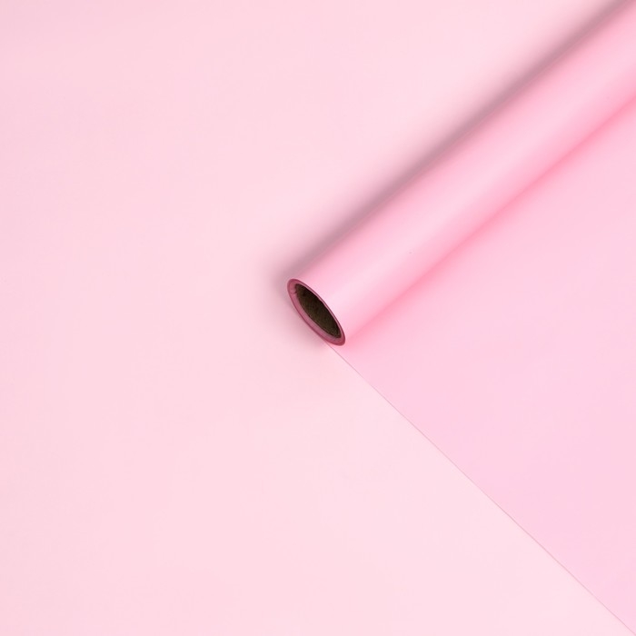 Пленка для цветов, матовая, пудра светлая, 0,58 х 10 м Пленка для цветов, матовая, пудра светлая, 0,58 х 10 м