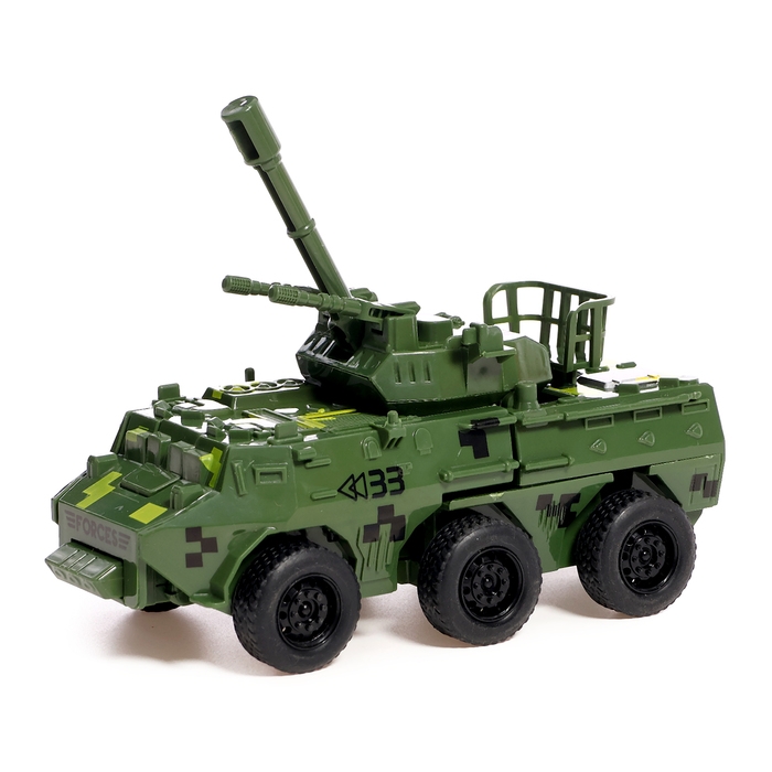 Робот &laquo;Бронетранспортер&raquo;, инерционный, трансформируется при столкновении