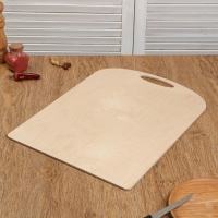 Доска разделочная и сервировочная деревянная "Прямоугольник М", 50×37×0,6 см Доска разделочная и сервировочная деревянная "Прямоугольник М", 50×37×0,6 см