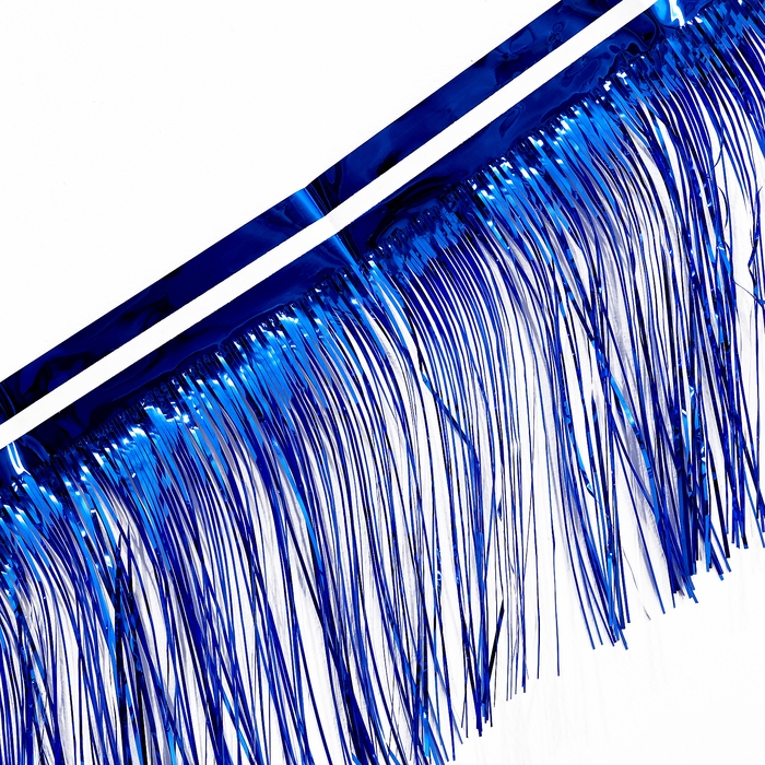 Гирлянда &laquo;Дождик&raquo; с липкой лентой, 2 метра, цвет синий