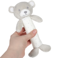 Пищалка - погремушка «Серый мишка», Крошка Я Пищалка - погремушка «Серый мишка», Крошка Я